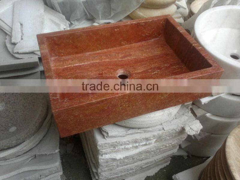 rectangular drop bathroom sink;marble sink;fancy bathroom sinks