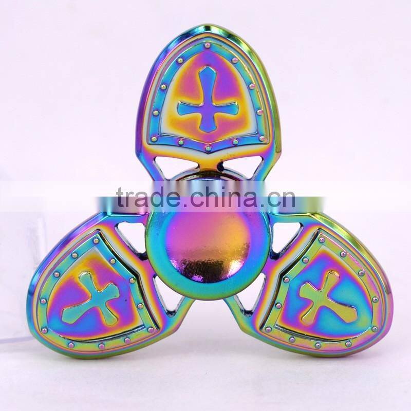 Colorful Rainbow Spinner, copper hand spinner toys wholesale