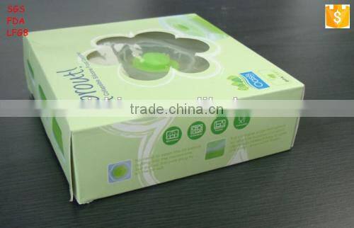 Food Grade Portable Convenient Collapsible Houseware Silicone Foldable Lunch Box