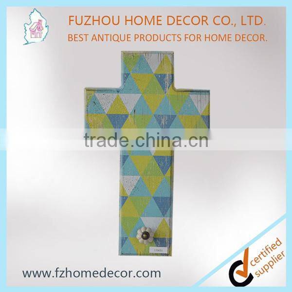 Customized printing wood craft crosses/ cross wall hangings for sale