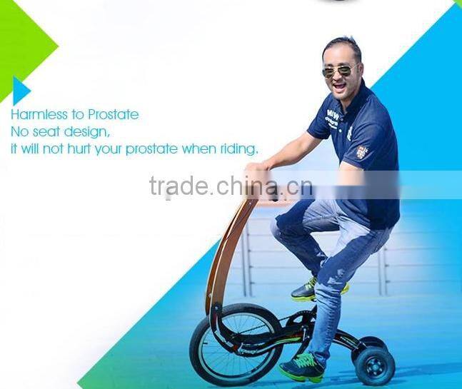 No Seat Fitness Folding Bike, Exercise Sports Car Ride, Weight Loss Outdoor Pedal Bicycle For Wholesale