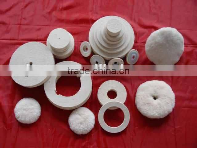 100% wool pad with hole or not