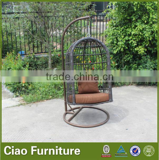 New style outdoor forest swing furniture garden rattan hanging chair