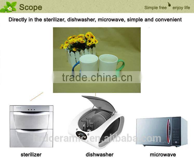 2015 colourful porcelain couple ceramic Cups