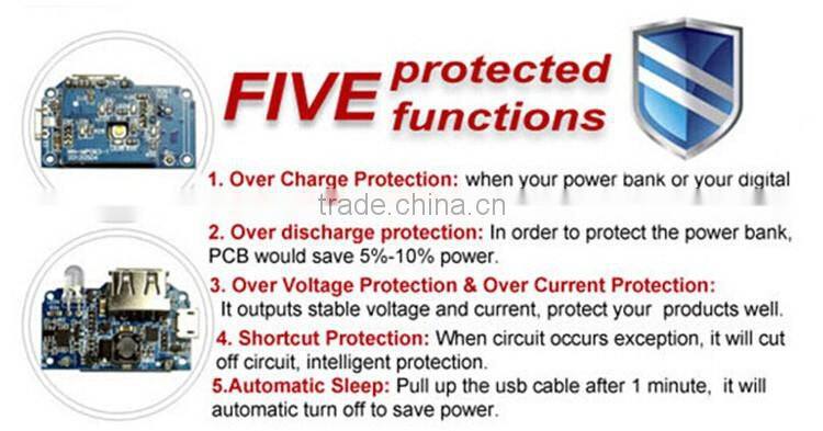 Power bank 2600mah, mobile power supply, portable usb travel battery charger