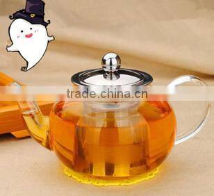Borosilicate Lampworking Pyrex Glass Tea Pot600ml,800ml,1000ml