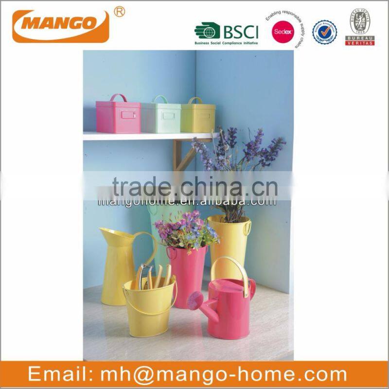 Metal Garden Flower Pot Set