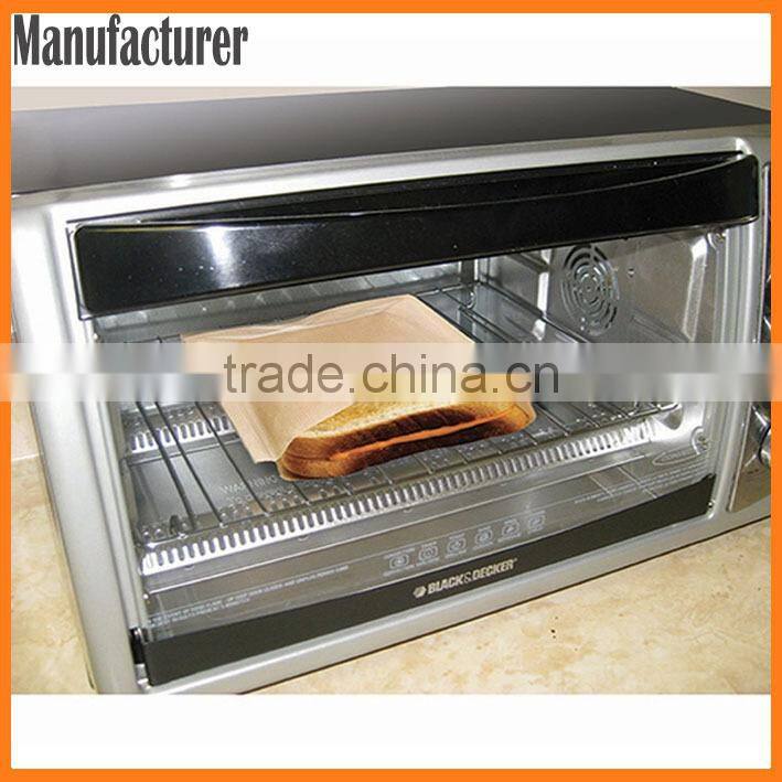 Microwave Toastabags Reusable Non-Stick Sandwich/Snack "In Toaster" Grilling Bags, 2 Pack