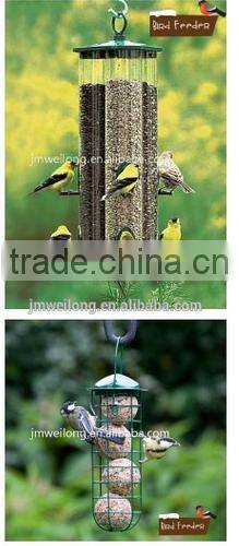 New Style Garden Metal Tube Seeds Hanging Bird Feeder