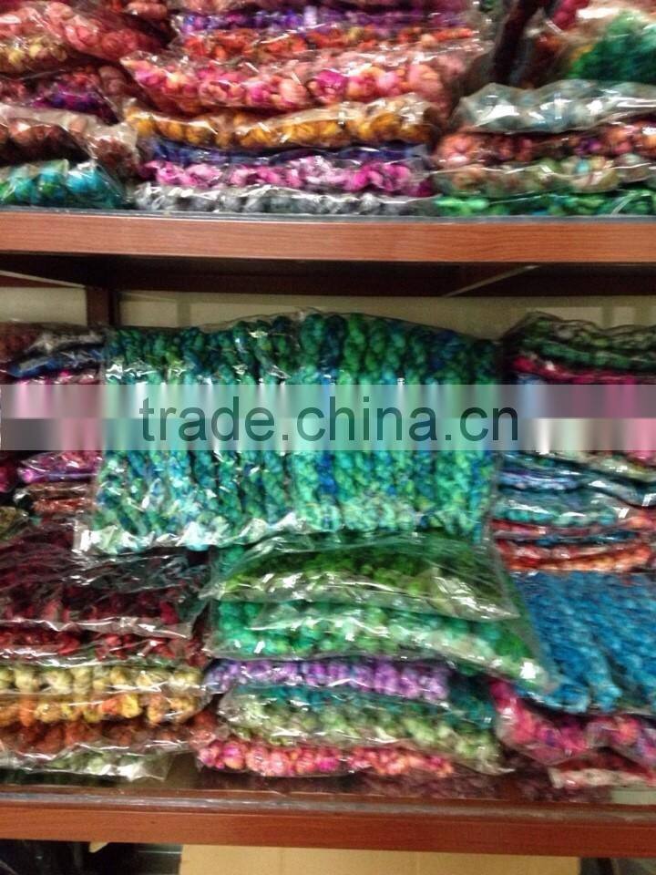 Twisted silk Scarves made in Vietnam, light and warm, elegant designs, eye catching colors, high quality and long lasting