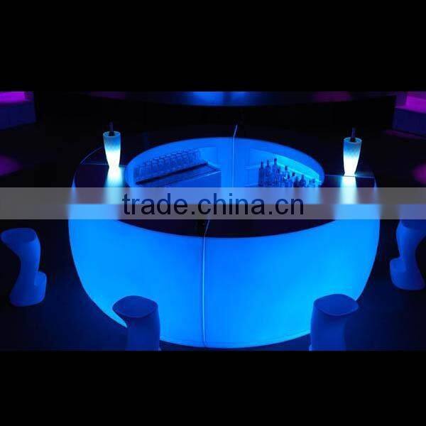 led light bar counter furniture, illuminated led bar counter for wedding home decor / rechargeable supermarket checkout counter,