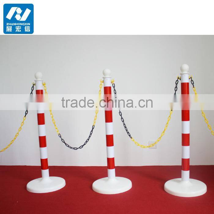 ball top plastic chain barrier