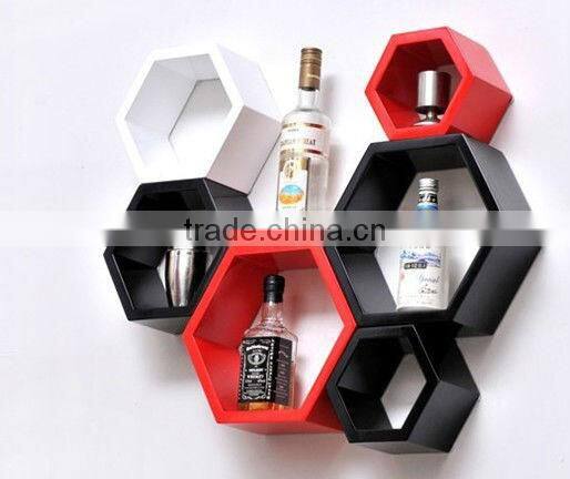 LOVE MDF Cube wall shelf for decoration