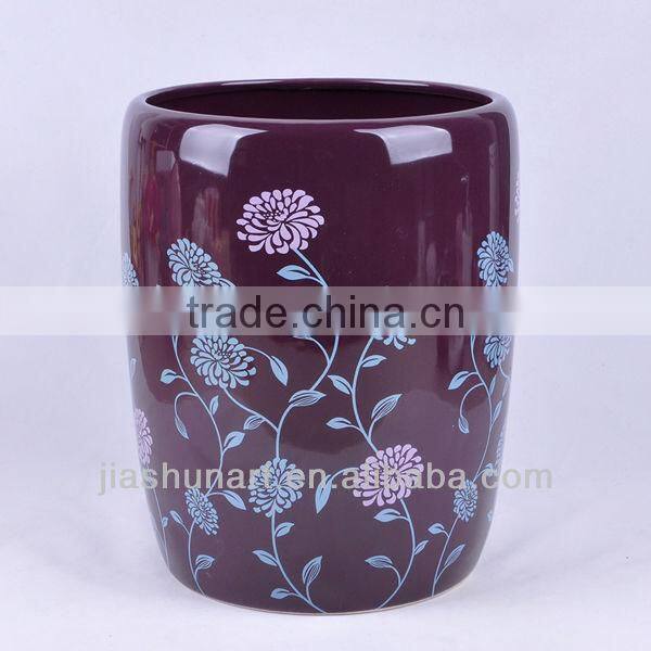 High-level Porcelain Home Wastebasket