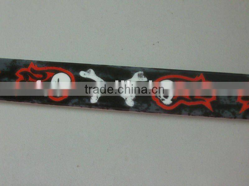 2016 fashion spay printing Eco-Environmental Silicone boy golf Belt