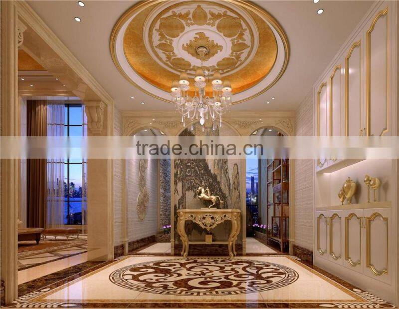 Royal French Style Villa Entrance 3d Rendering Interior Design BF11-08283a