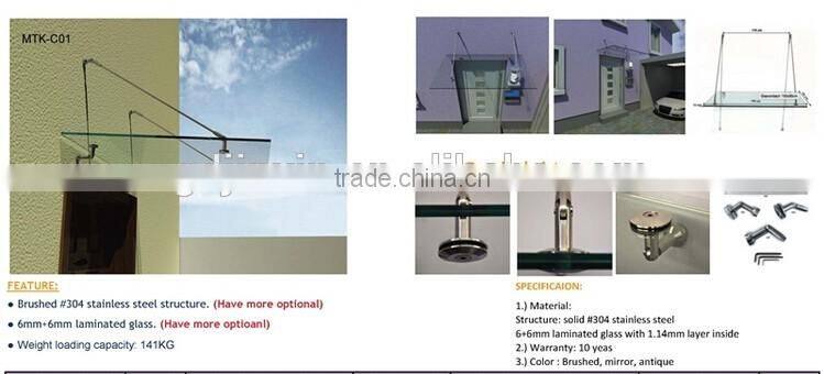 JINXIN hot sale canopy hardware/glass canopy fittings
