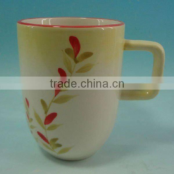 Colorful Ceramic Tea Cup ceramic coffee mugs with handle