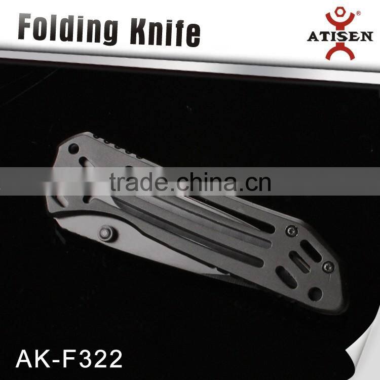 High Quality Outdoor Knives Stainless Steel Handle Folding Knife