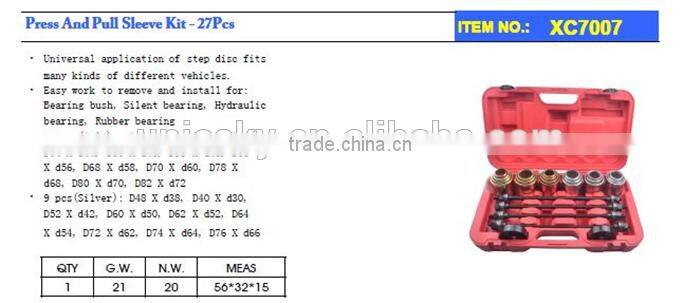 Press And Pull Sleeve Kit - 27 Pcs