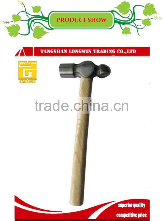B665 Iron Metal Varnish Sprayed Treatment Agricultural Tools&Garden Tools Ball Peen Hammer