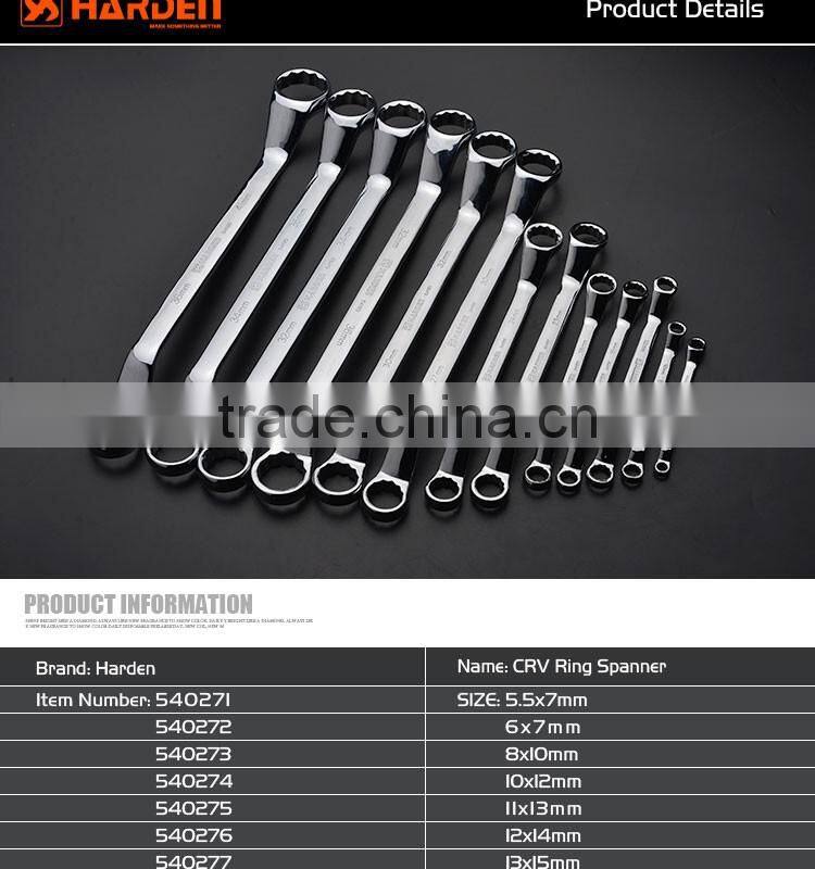 Professional Commercial Electric Hand 6 Point Cr-v Ring Spanner Tools
