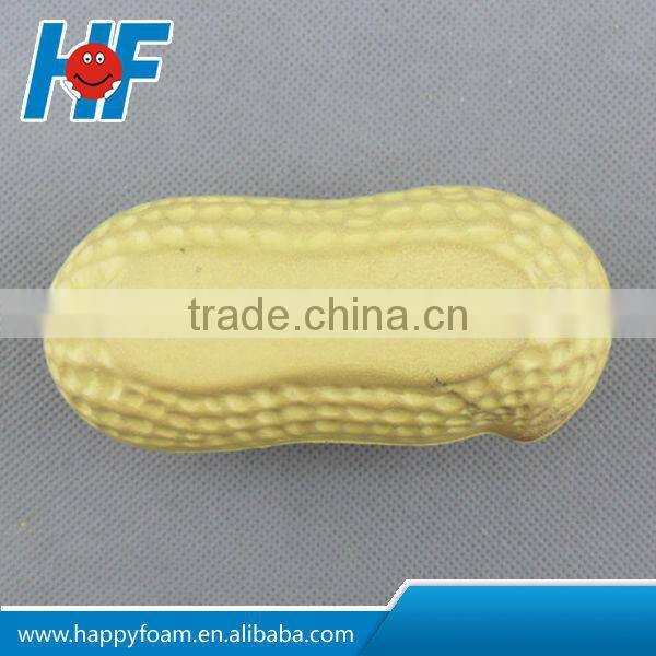 pu peanut shape antistress for promotional gifts