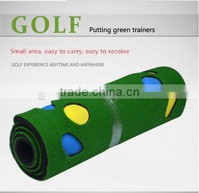Non-toxic EVA foam rubber putting greens custom designed for golf for promotion