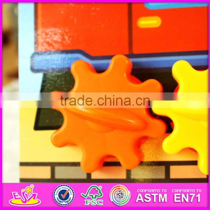 2016 new design cartoon wooden baby toy W01B030