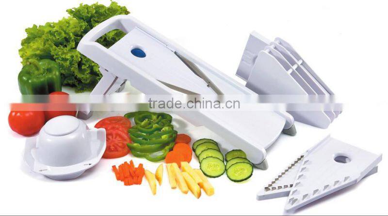 New Plastic Mandolin Food Slicer Vegetable Grater Shredder Cutting