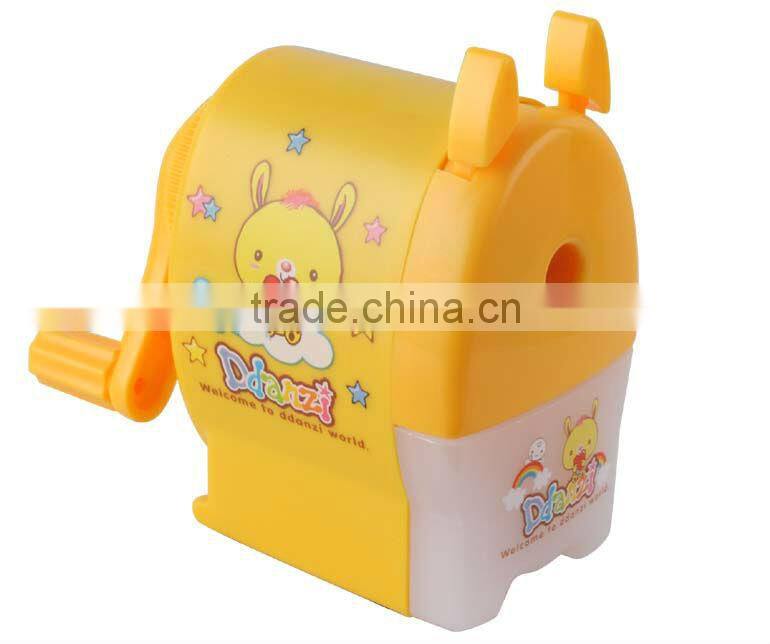 2016 new competitive price and good quality kids pencil sharpener with easy use for student