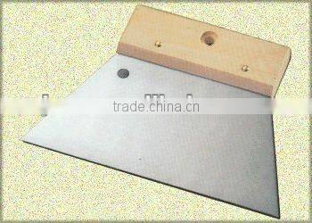 wooden handle carbon steel bench scraper