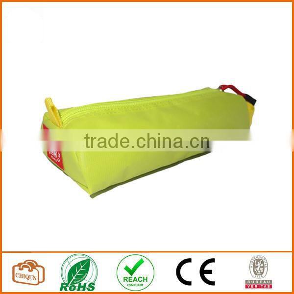 Tarpaulin Name Tag Small Pencil Case Pouch (Lime Green)