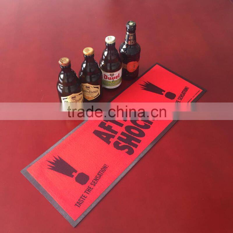 anti-slip bar runner non-woven rubber bar mat