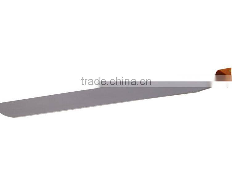 8" inch Toast bread Pizza cutter cake cutter knife stainless steel with wood hand German quality