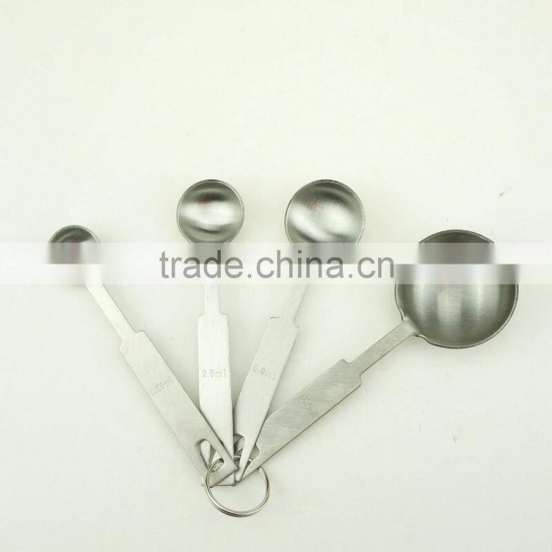 42135 4pcs Stainless Steel Nesting Measuring Cups and Spoons Set