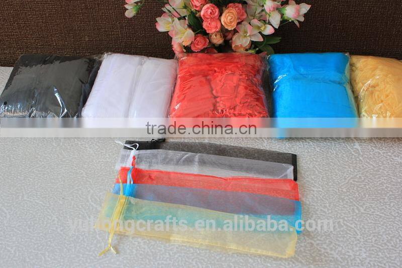 High quanlity organza bag used for holding hand fans