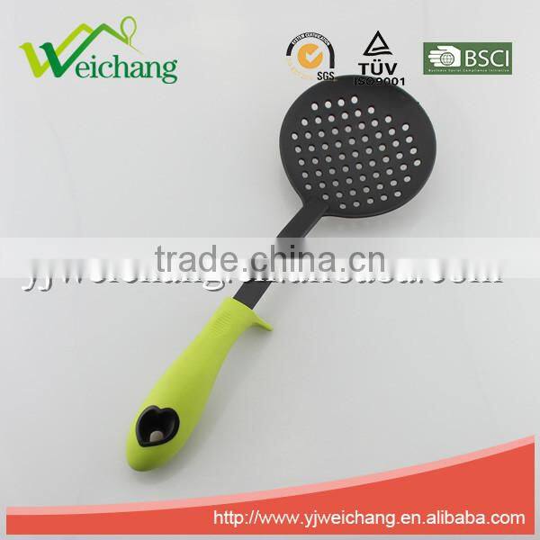 WCJ321C Premium Nylon utensils SKIMMER Cooking Utensil Gadgets Set with Storage Stand (Multi-color)