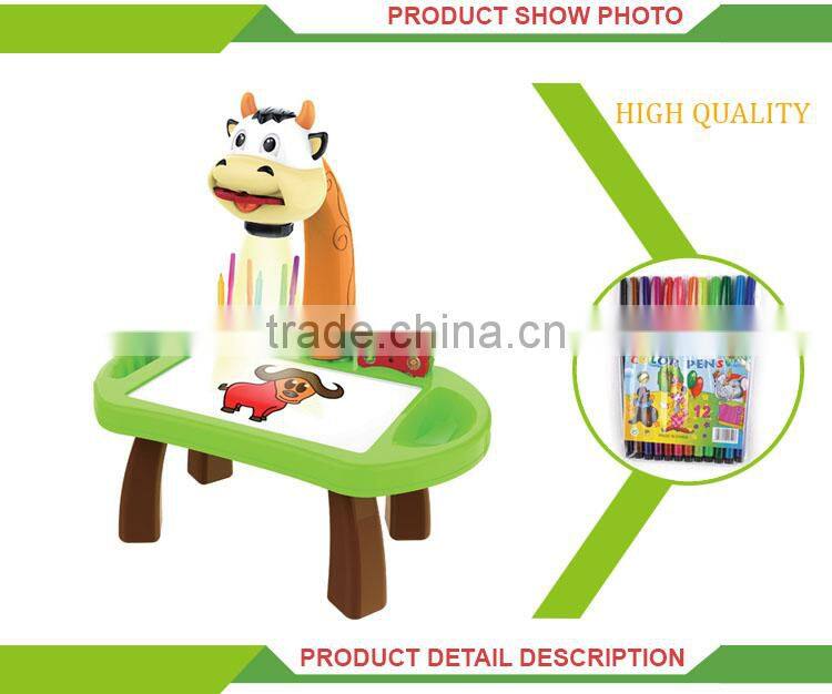 New product intelligence toy kids projector toys drawing set