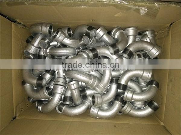 Hot Dipped Galvanzed Plain End Malleable Iron Pipe Fittings