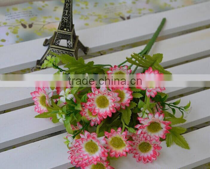 2014 New Artificial Flower 18 Heads Artificial Flower Bouquet For Home Decor