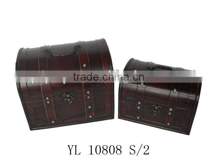 Antique Wood Storage Box YL9626