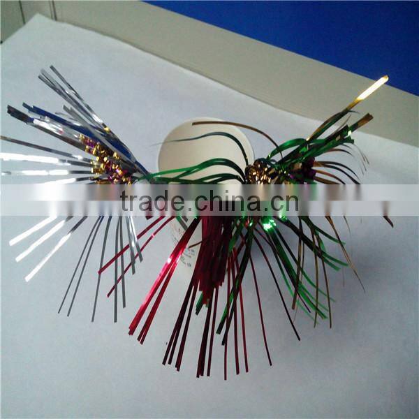 colorfull palmtree disposable cocktail tinsel stick