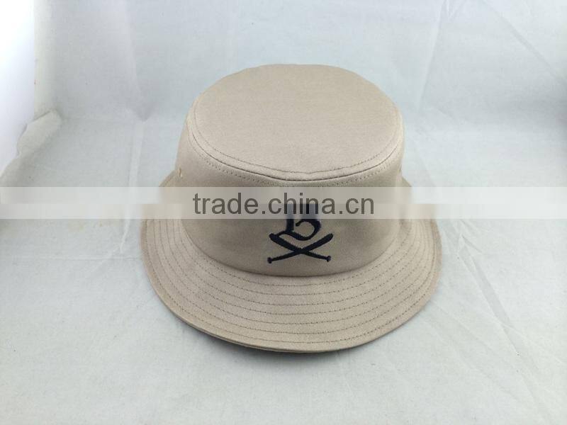 Fashion 100%cotton High Quality Embroidery Bucket Hat