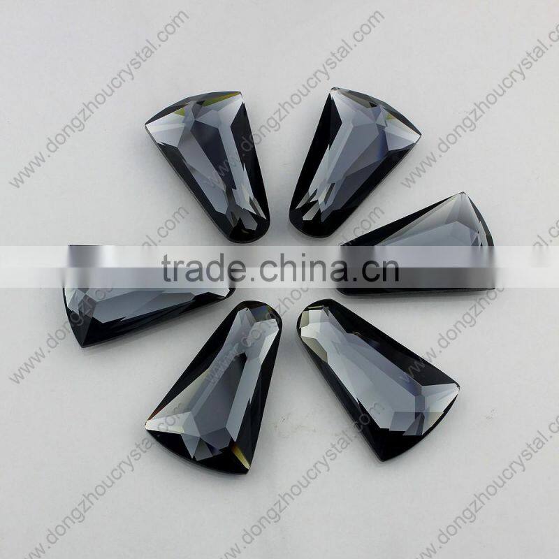 Decorative flat back glass stones for nail art decoration