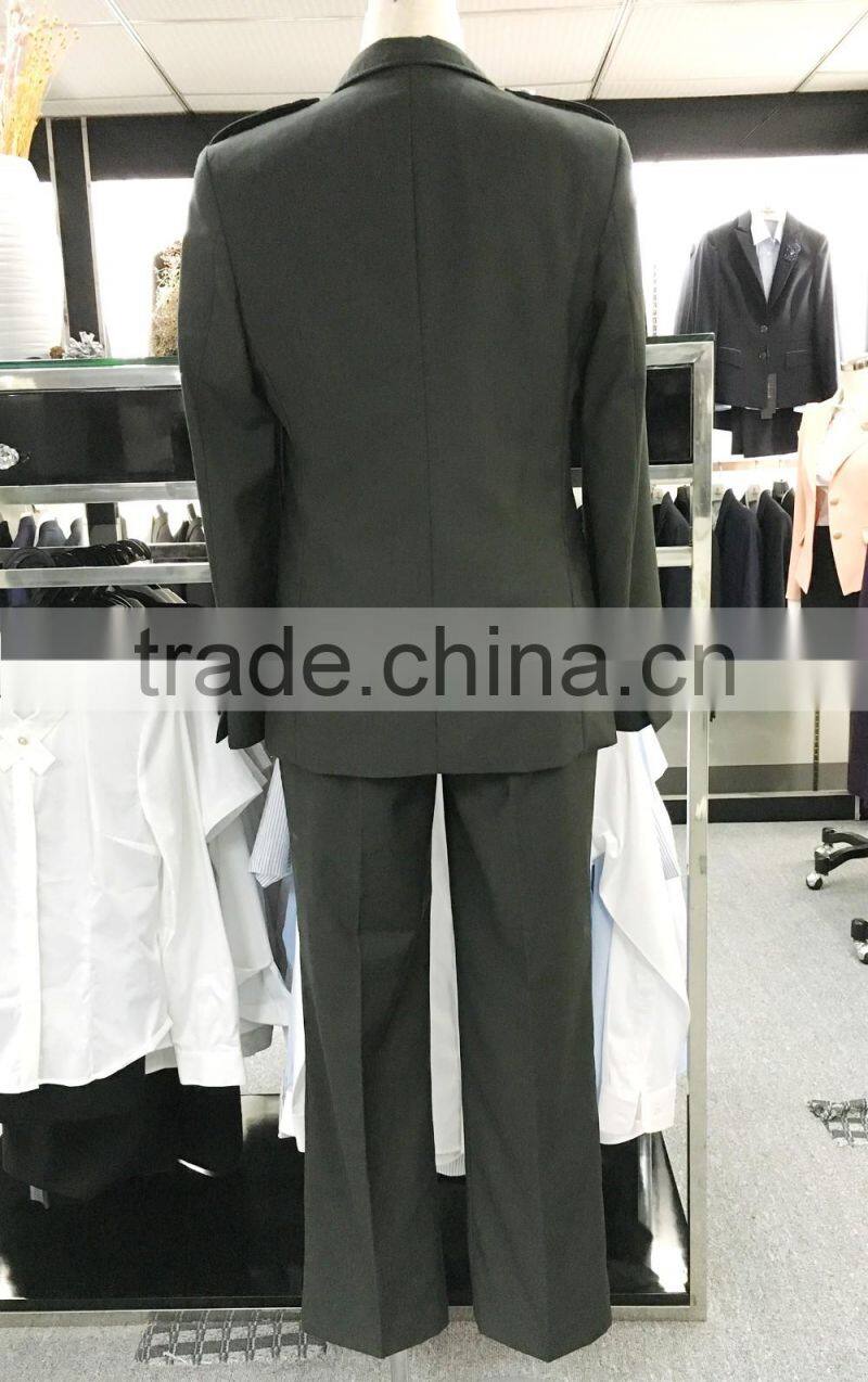 Stock men security suit uniform