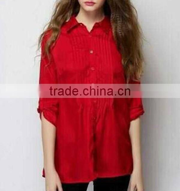 cheapes cotton polo collar women shirt stocks