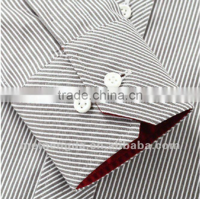 different color in collar stylish men shirt