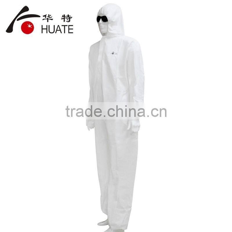Disposable lightweight chemical resistant coverall