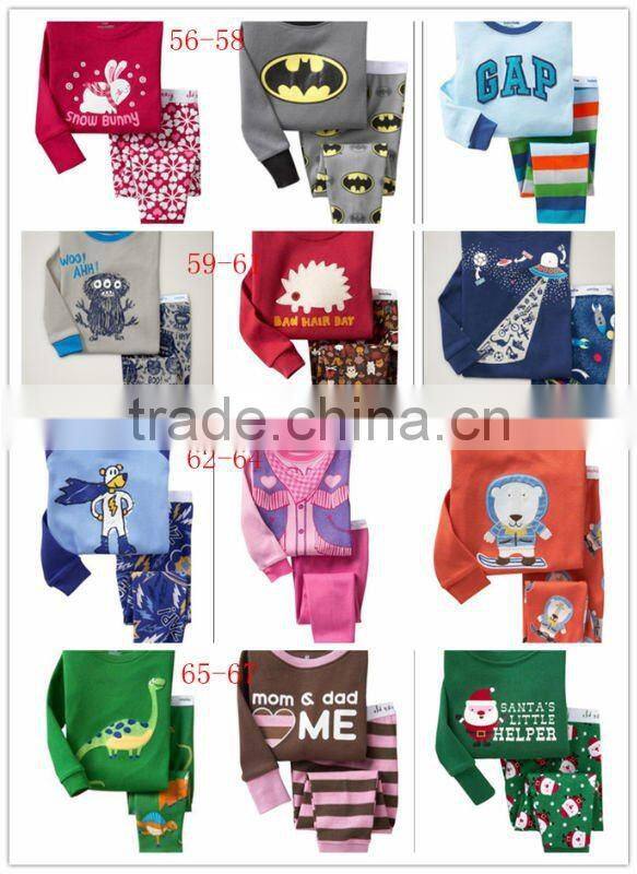 New design fashion children funny pajamas sets or sleepwear